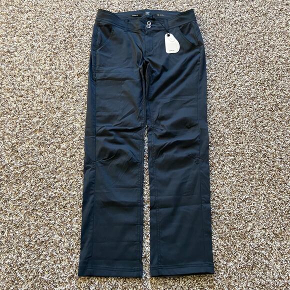Prana Halle Straight Pant Women's 8 Regular Stormy Night Standard Fit Low Rise - Picture 5 of 13
